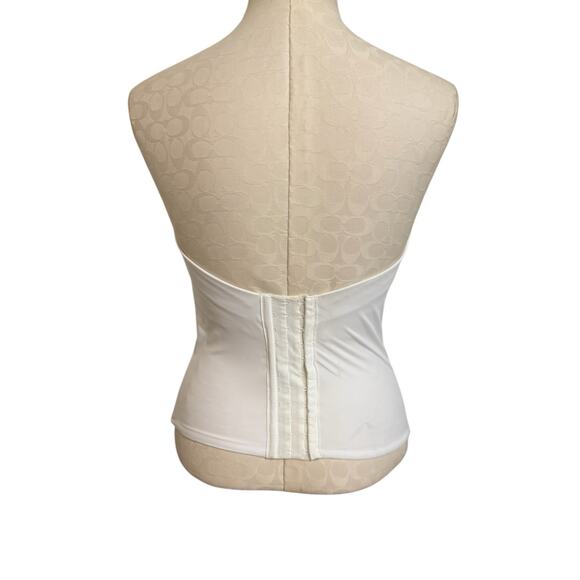 Felina Strapless Seamless Lightweight Bustier Bra in White Size 36D - Picture 6 of 12